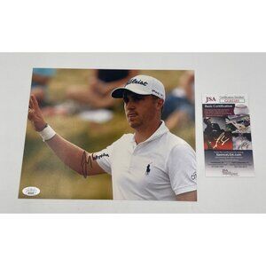 Justin Thomas Signed Photo 8X10 PGA Golf JSA COA